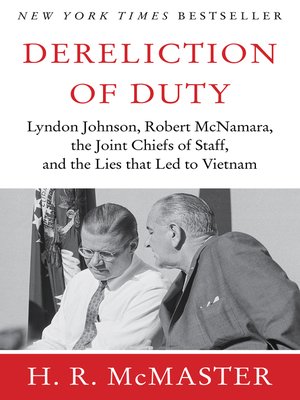cover image of Dereliction of Duty